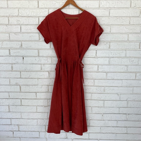 Rusty Orange MIDI Dress - Picture 8 of 8